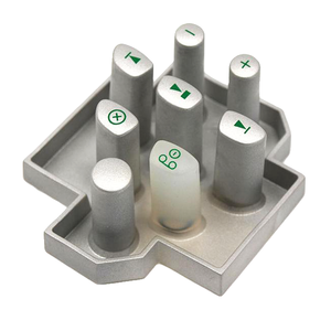 Teclado de silicona con tapa láser de botón de silicona de goma personalizado de cinco teclas para Teclados flexibles de diferentes formas - Product Image 3