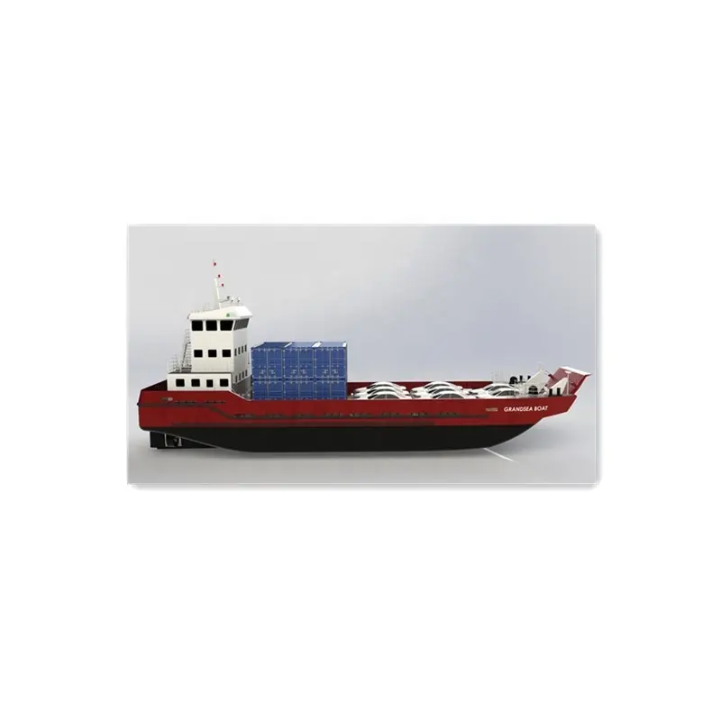 Grandsea 36m 바다와 강 작은 컨테이너 바지선 LCT 보트 판매