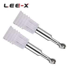 LEE-X HRC55 2 flüt R5 lolipop freze kesicisi şekillendirme ark freze kesicisi karbür topu T kesici karbür End Mill alüminyum - Product Image 4