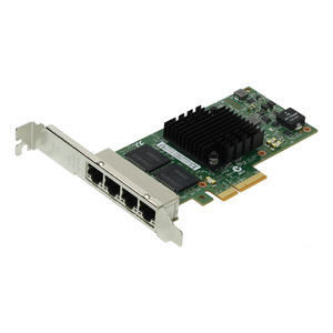 Scheda di rete adattatore di rete per adattatore BASE-T a 4 porte Ethernet 1Gb I350-T4 P21106-B21 - Product Image 1