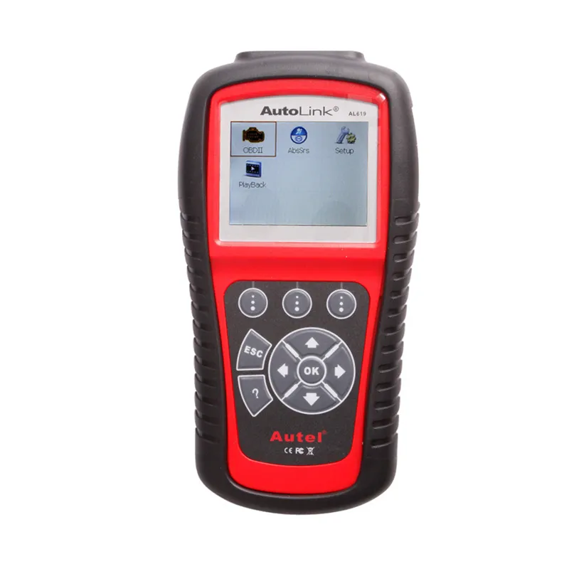 Original Autel AutoLink AL619 OBDII CAN ABS e SRS Scan Tool Atualização Online