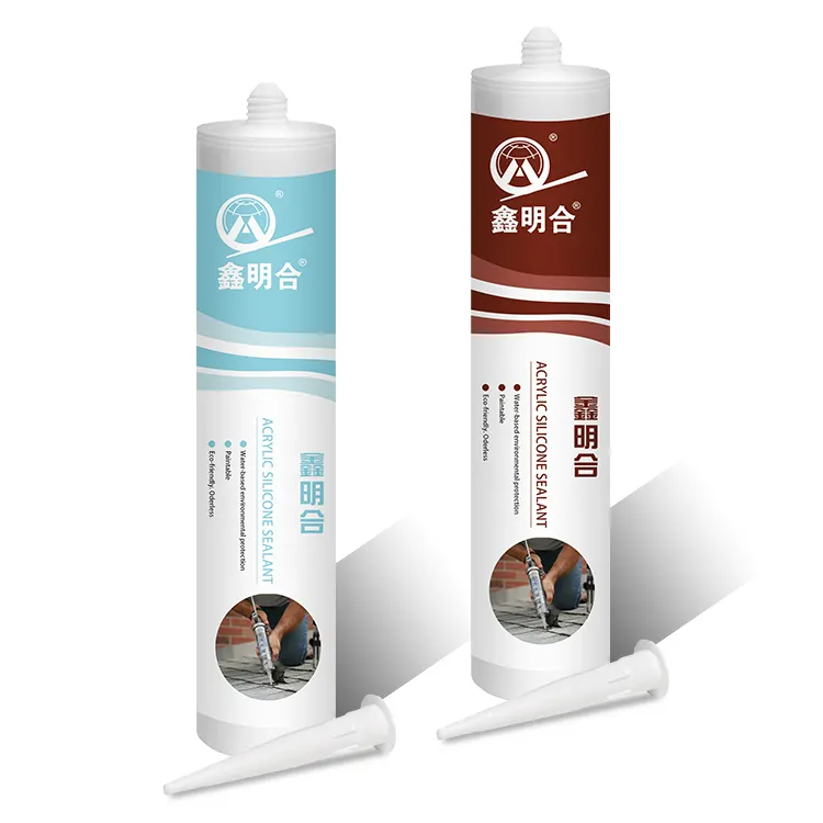 310ML 빠른 치료 가장자리 충전 세라믹 타일 코킹 화이트 워터 기반 무연탄 실리콘 아크릴 라텍스 실란트