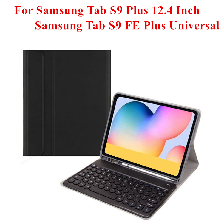 สีดำสำหรับ S9 PLUS/S9 FE Plus + คีย์บอร์ด