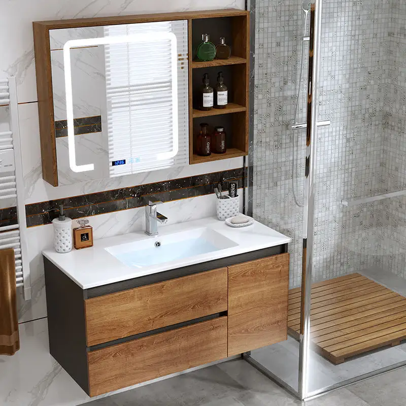 Luxury wood bathroom cabinets modern bathroom cabinet modern shower cabinet bathroom for home