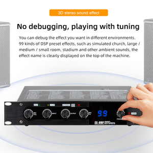 Professional 99DSP Digital <strong>Audio</strong> Console Mixer <strong>Microphone</strong> with Bluetooth Reverb Effect and Type C Cable for Stage Karaoke Use - Product Image 3