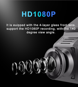 4g Linux操作系统双镜头迷你智能汽车DVRDash相机，带全球定位系统 - Product Image 3