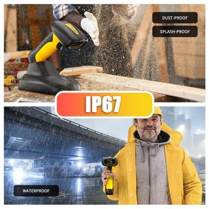 Escáner Industrial Bluetooth NETUM 2017 actualizado 2600mAh base de carga inalámbrica 2D 1D lector de código de barras protección contra caídas polvo - Product Image 6