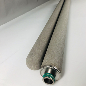 Lọc không khí 0.2 0.25 0.5 1 2 5 10 micron UM thép không gỉ 316 thiêu kết xốp khuếch tán khí SS sparger - Product Image 3