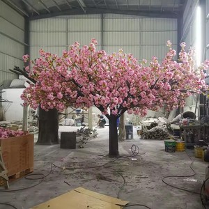 イベントやお店の装飾のための最新の桜日本の大きな結婚式の木偽の美しいピンクの人工桜の木 - Product Image 5