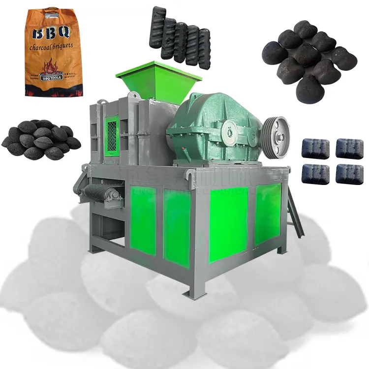Bio coal briquetting plant machine sawdust small scale charcoal briquette making shisha coal powder machine price philippines