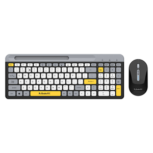 Juego de teclado y ratón de modo dual inalámbrico K100 Factory OEM 2,4G con función de soporte para teléfono móvil - Product Image 2