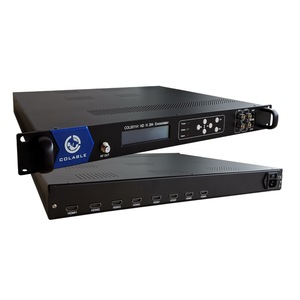 デジタルTVヘッドエンドMPEG-4 AVC/H.264ビデオエンコーディング8 * HDエンコーダーモジュレーターDVB-T ISDB-T ATSC DVB-C IPモジュレーターSPTS for iptv - Product Image 1