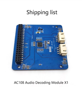4 Mic Array per la scheda di espansione Raspberry Pi microfono AC108 Smart Voice programma pratico - Product Image 3