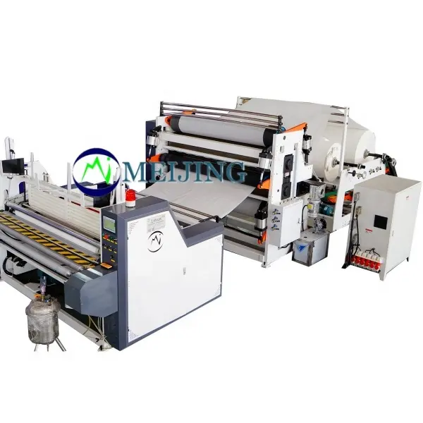 Enrouleur automatique de papier toilette/cuisine, ligne de Production, Machine de fabrication et machine de conversion de papier à vendre