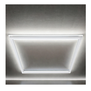 ETL listelenen Minimalist tarzı LED ızgara çerçeve ışık kare dikdörtgen tavan çini Panel inşaat projeleri için - Product Image 1