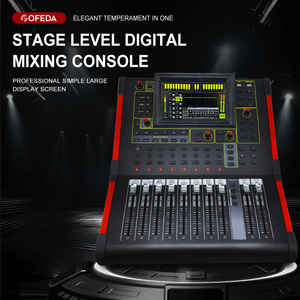 DM12プロフェッショナルデジタルミキシングコンソール12チャンネル付きプロフェッショナルオーディオミキサースタジオ & ライブパフォーマンス用