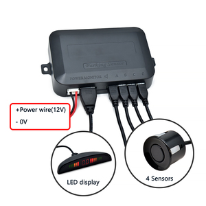 4 sensores, sistemas de advertencia de marcha atrás, asistente de estacionamiento delantero y trasero, sistema de sensor de estacionamiento de coche de ayuda inversa - Product Image 5