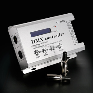 Controlador Led Dmx 220V Controlador RGB 110V/220V Controlador Led Dmx para tira LED RGB de 220V