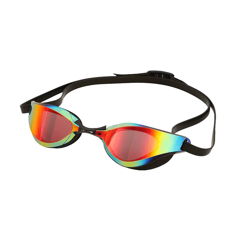 Gafas de natación de competición de precio barato personalizado, gafas de natación deportivas profesionales de silicona de gran oferta para carreras