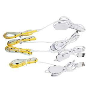 3v 3.7v 5v <strong>White</strong> Light <strong>Led</strong> Cob Strip Light with Usb Plug Dimmable Touch Switch - Product Image 3