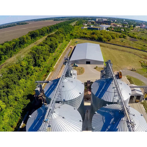 Commercial Grain Steel Warehouse Durable Metal Storage for Bulk Commodities Industrial Steel Grain <strong>Silos</strong> for Large-Scale Farming