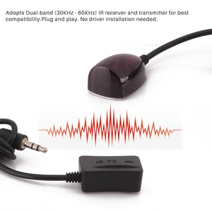 HDMI Su IR Extender Trasmettitore Ricevitore Adattatore di Controllo A Distanza del Cavo Kit Dual Band HDMI IR Remote Emettitore A Infrarossi