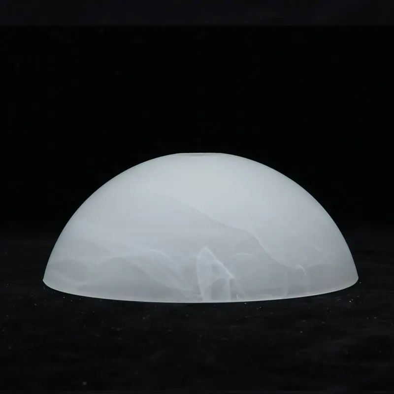 Cubierta de cristal de cúpula de pantalla de lámpara de cristal moderna para lámpara colgante de mesa de techo de casa