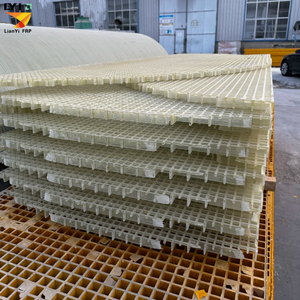 High Strength 25*100mm <strong>Rectangle</strong> FRP <strong>Grating</strong> Molded and Cut for Walkway Smooth Finish With Bending and Welding Services - Product Image 4