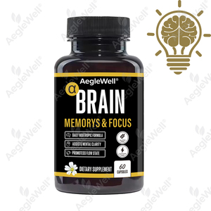 Alfa beyin kapsülleri Aeglewell fonksiyonları ek odak konsantrasyon bellek alfa kapsülleri - Product Image 6