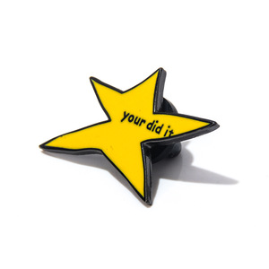 เข็มกลัดโลหะเคลือบรูปดาวสำหรับผู้หญิงผู้ชายเครื่องประดับ - Product Image 4