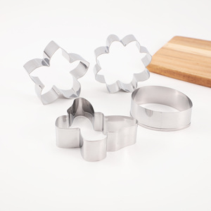 Hoa hình thép không gỉ Cookie cắt cho Baking & Pastry Diy Nhà Bếp nướng Biscuit khuôn cắt - Product Image 3