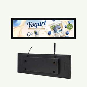 Barra della metropolitana tipo Tft allungata pannello Lcd Lcd Digital Signage Android Network Advertising Display per scaffali - Product Image 1