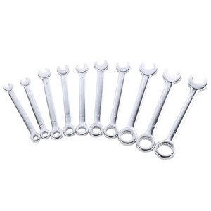 10件套迷你开口两用扳手公制开口环扳手两用扳手套装工具4-11毫米 - Product Image 1