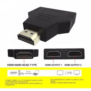 Xput Cheap <strong>1</strong> <strong>Input</strong> <strong>2</strong> <strong>Output</strong> HDTV HDMI <strong>Splitter</strong> <strong>1</strong> in <strong>2</strong> Out Ultra HD 1080P Adapter <strong>1</strong> to <strong>2</strong> HDMI <strong>Splitter</strong> Adapter Converter 1x2