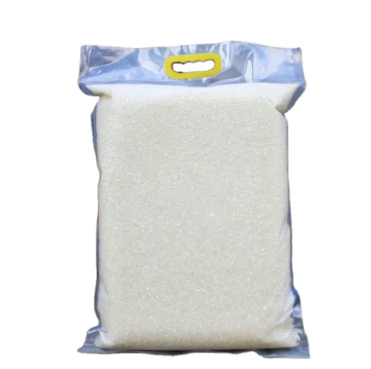 Sac riz Transparent sous vide 1kg, 2kg, 5kg, 10 pièces, emballage alimentaire en Carton, résistance à la chaleur, impression par gravité, ZF