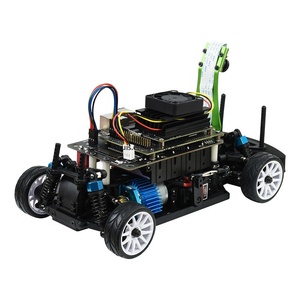 Özel Waveshare JetRacer Pro 2GB AI kiti, yüksek hızlı AI yarış Robot tarafından desteklenmektedir Jetson 2GB, pro sürümü
