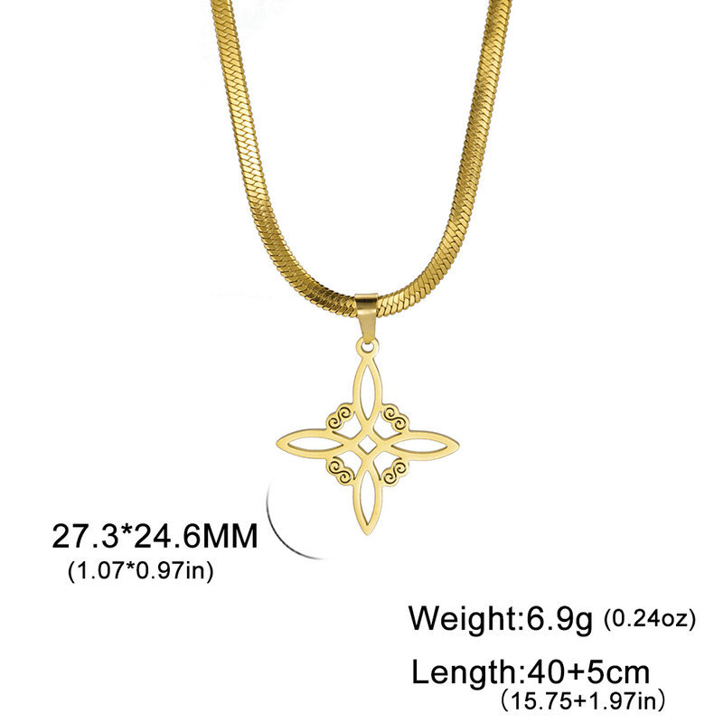 Snake bone chain (gold)