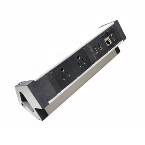 Clamp on Desk Removable Desktop <strong>Mount</strong> Multi-Outlets <strong>UK</strong> Power Socket with USB/Table Clamp <strong>Mount</strong> Power Outlet with RJ45 - Product Image 1