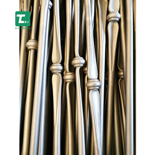TL fabbrica Professionale di Alluminio Knuckle cucchiaio balaustra cava tubo di acciaio scala in metallo balaustra
