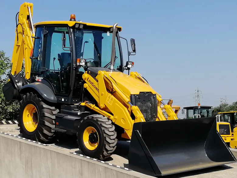 CLG766 8T Agrarische Kleine 4 Wheel Drive Nieuwe Backhoe En Wiellader