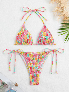 Custom Set Open Back <strong>G</strong>-<strong>String</strong> Swimwear <strong>String</strong> Beachwear Young Hot Girls Bikinis Two Piece Set,custom Bikini Set for Sale - Product Image 3
