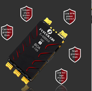 Die bürstenlose 4-in-1-Multi-Rotor-60A-32-Bit-ESC-Controller-Karte des OEM-Lieferanten für FPV-Drohnen Hochleistungs-PCBA - Product Image 1