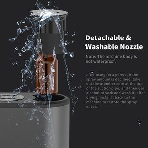 Professional Grade Battery Operated Cordless Nebulizing <strong>Diffuser</strong> Double <strong>Nozzle</strong> Design Waterless Aromatherapy <strong>Diffuser</strong> for Metal - Product Image 3