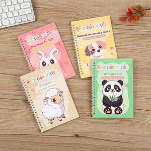 スペインのサンクマジックブック手書き練習本書道本アルファベット数学子供のためのマジックコピーブック