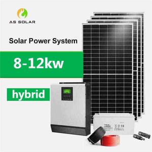 Système d'énergie solaire hybride domestique 12kw pour votre usage domestique