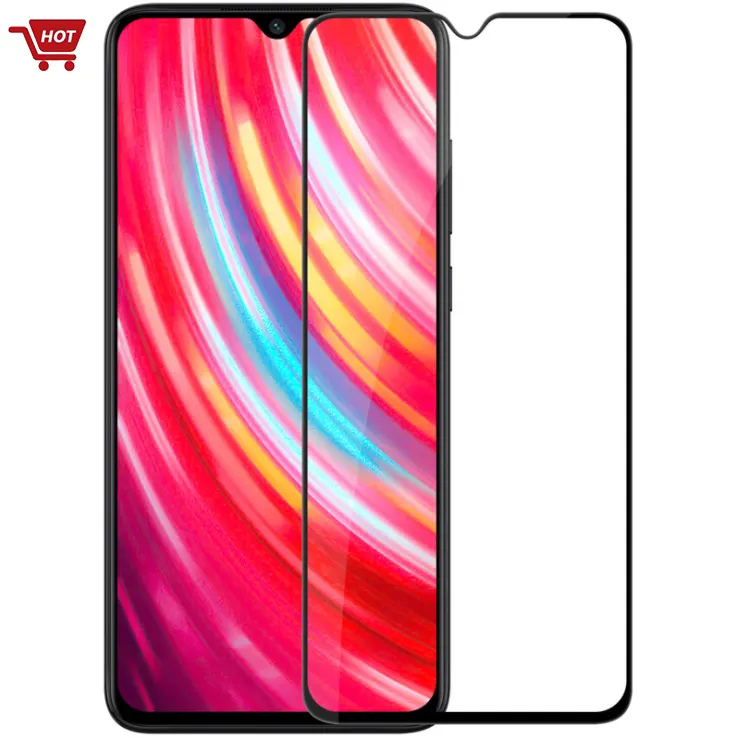 Capa completa de vidro para Xiaomi Redmi note10 pro Protetor De Tela De Vidro Temperado Proteção Completa Anti-Scratch 21D