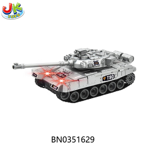 Iyi fiyat 1:24 ölçekli 5CH uzaktan ışık ve ses ile kumandalı Tank RC tankı oyuncak - Product Image 3