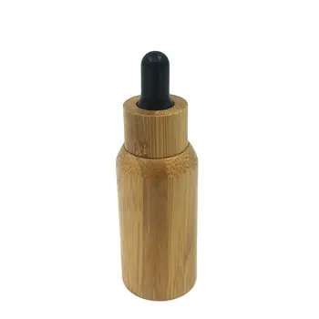 Custom 30Ml Bamboe Hout Etherische Olie Glazen Druppelfles Fabrikant/Groothandel