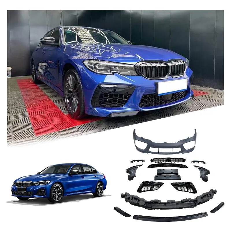 Piezas de automóviles, accesorios, kits de carrocería, ajuste de parachoques para BMW Design Bodykit Body Kit G20 G28 a BMW M3 Bodykit