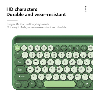 Teclado de ordenador para teléfono y tableta de 2,4G, teclado inteligente compatible con 3 dispositivos, teclado inalámbrico de 2 modos